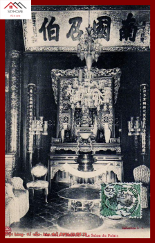 Bàn thờ truyền thống người Việt từ đồ án Pháp